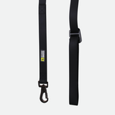 Silicone leash for dog, all black style